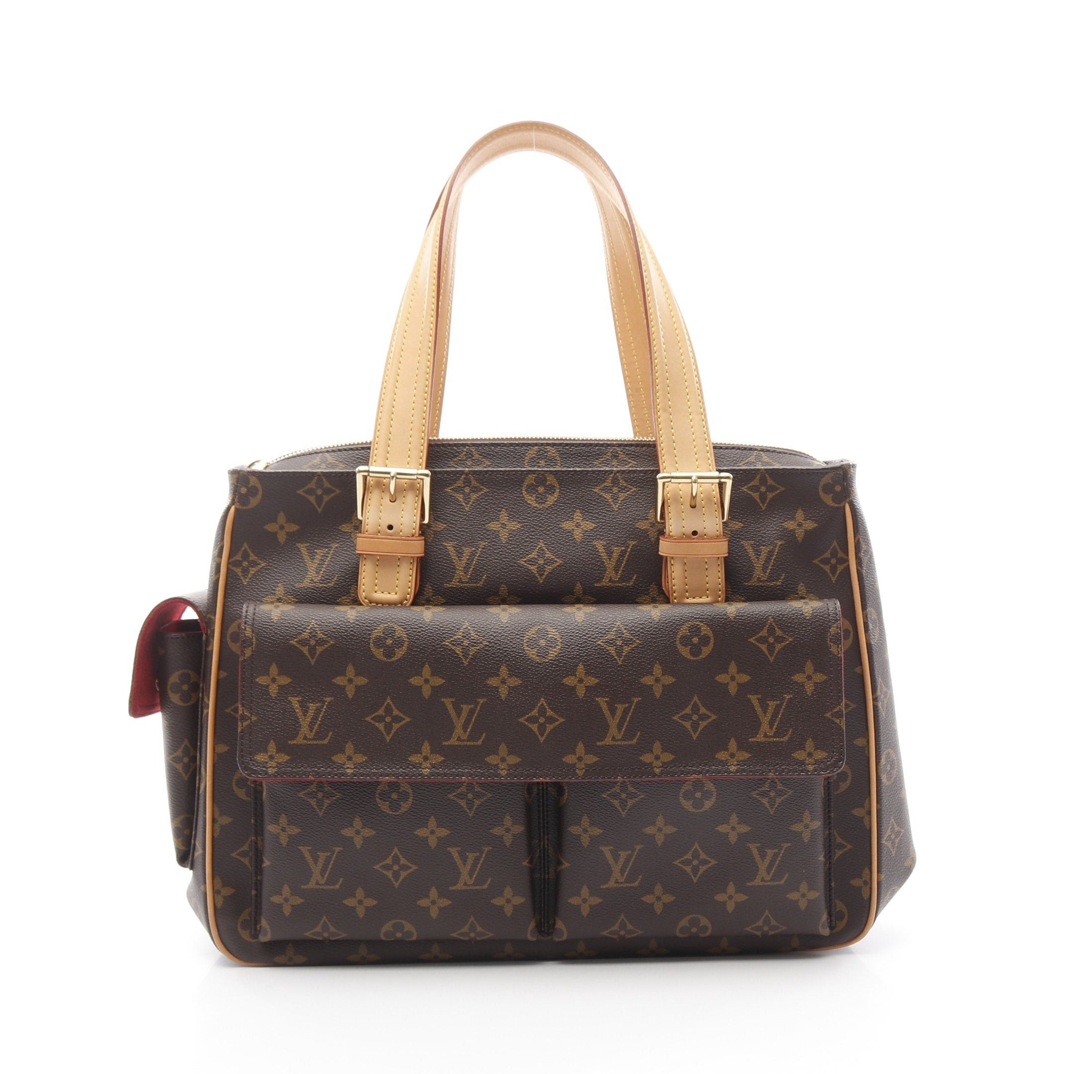 Louis Vuitton Louis Vuitton Multi-Priest Monogram Handbag Leather Brown Size ONE SIZE - 1 Thumbnail