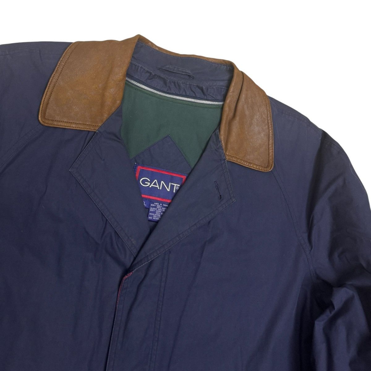 Gant GANT Vintage 90s Trench Winter Lined Retro Business Coat XL Size US XL / EU 56 / 4 - 4 Thumbnail
