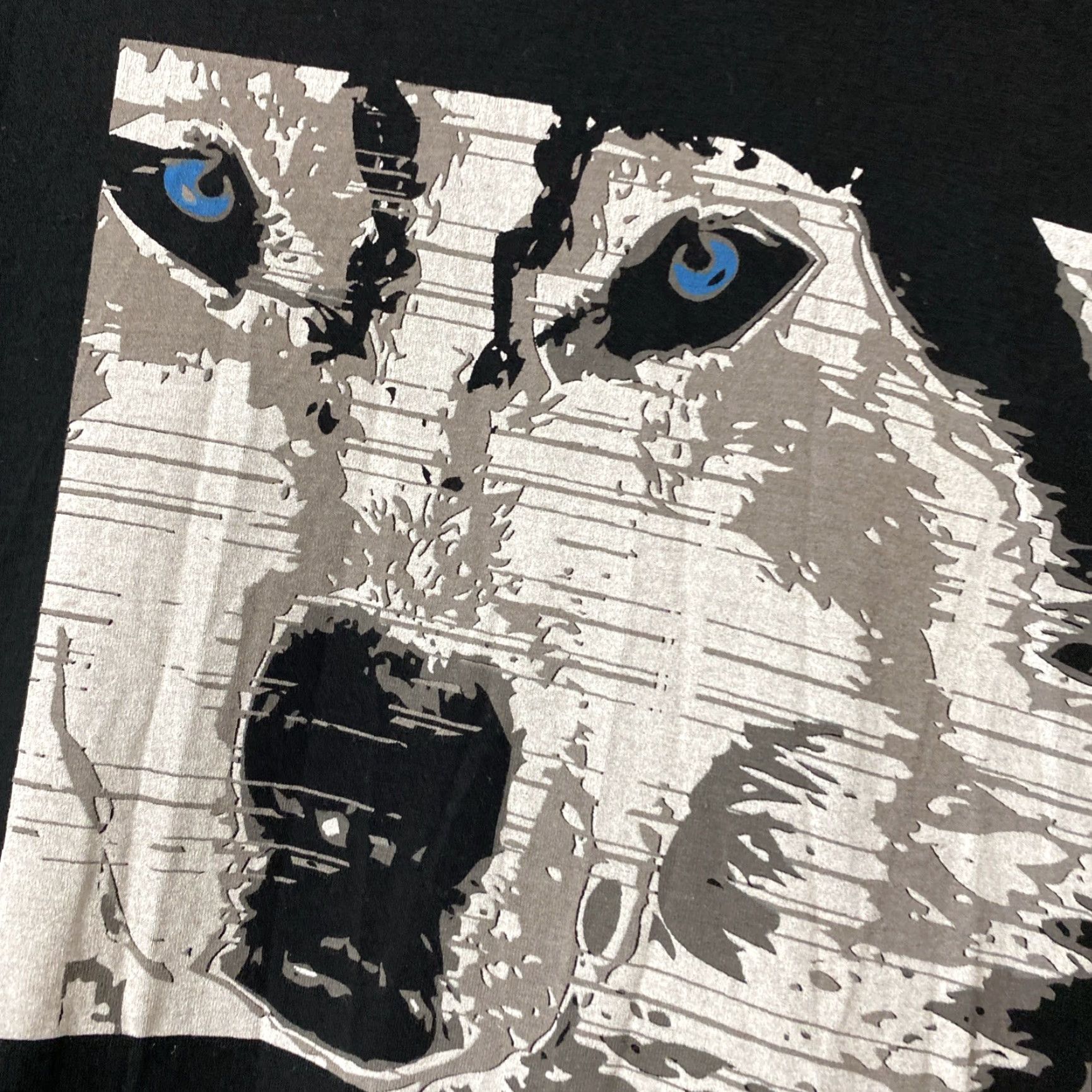 Hugo Boss Hugo Boss Mens T-Shirt M Black Wolf Art Tee Rare Run Size US M / EU 48-50 / 2 - 4 Thumbnail