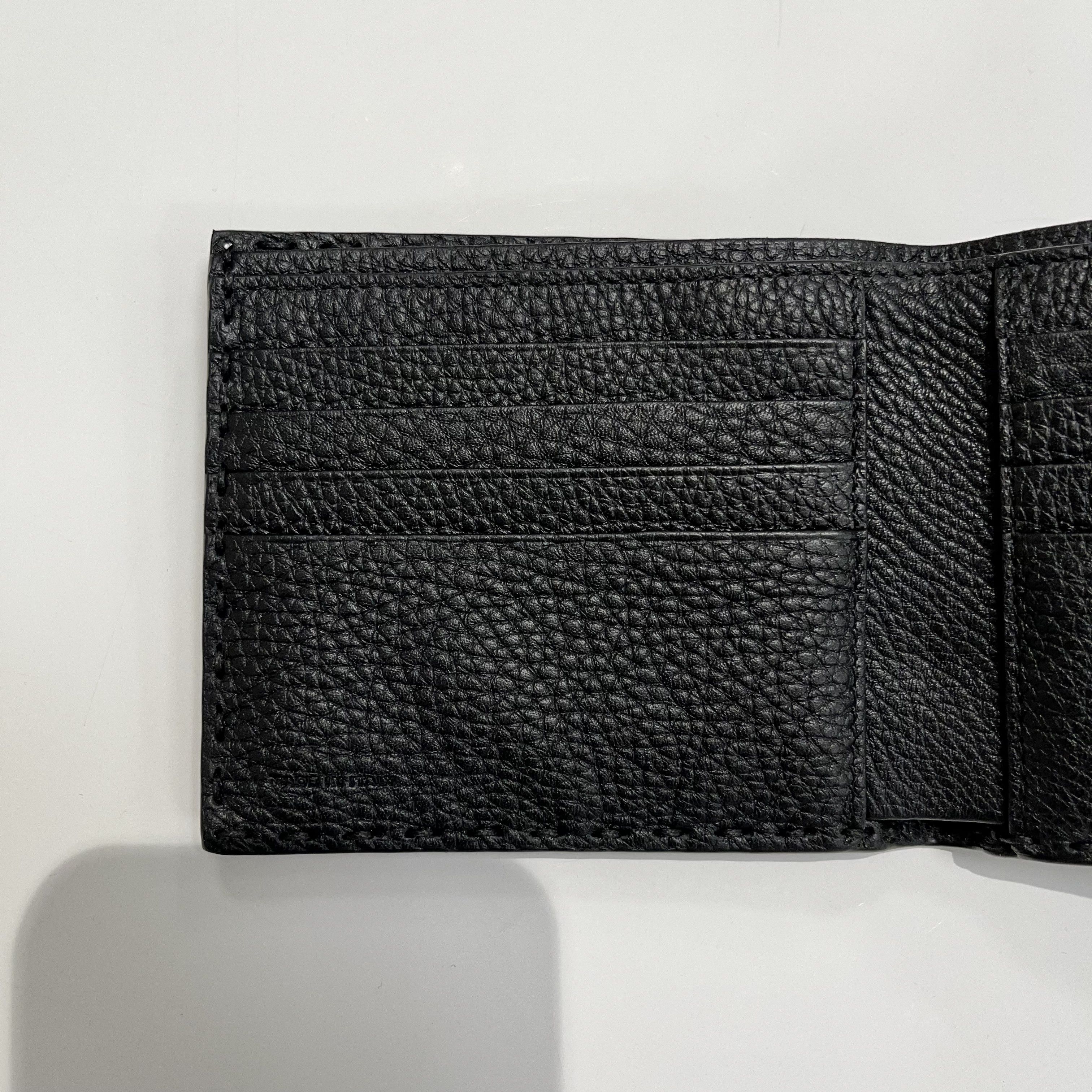Fendi Fendi Calf Cayman Leather Wallet Black/Yellow Size ONE SIZE - 5 Thumbnail