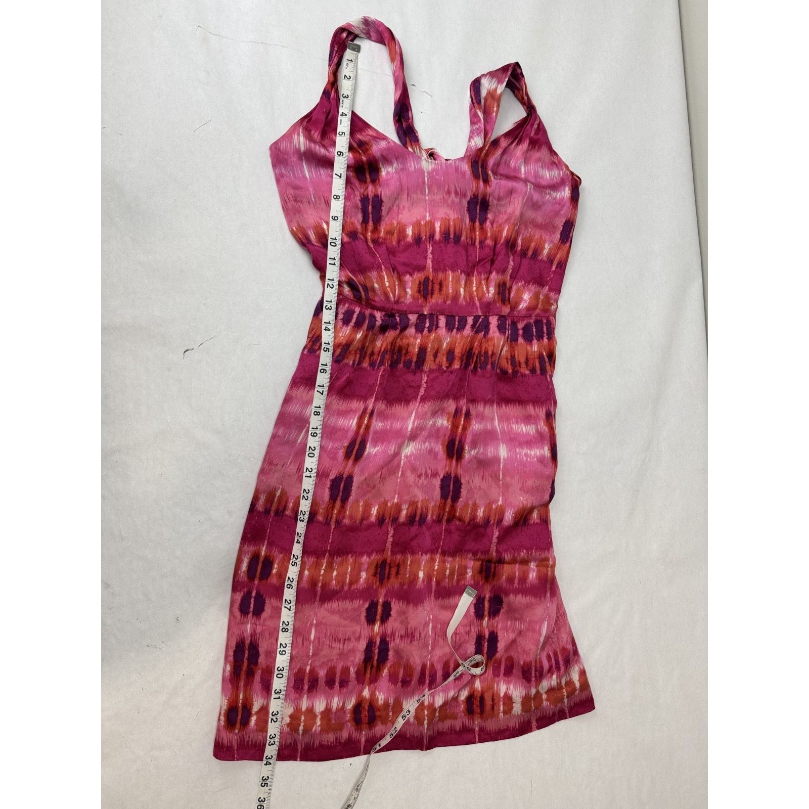 Banana Republic Twee Banana Republic Silk Twisted Shoulder Dress Pink 0 Size XS / US 0-2 / IT 36-38 - 8 Thumbnail