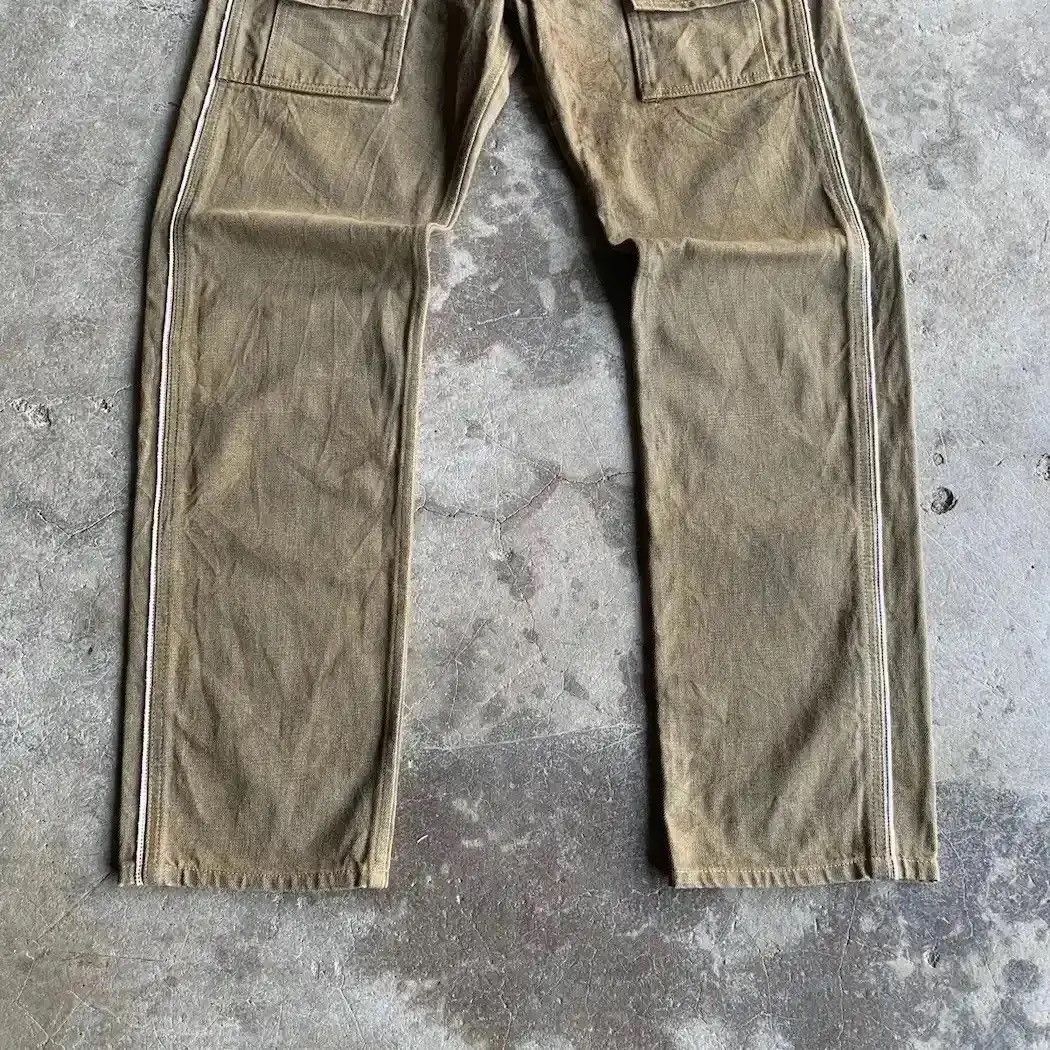If Six Was Nine SUPER SICKS🔥REDLINE JAPANESE VTG SELVEDGE RUSTY DIRTY JEANS Size US 32 / EU 48 - 4 Thumbnail