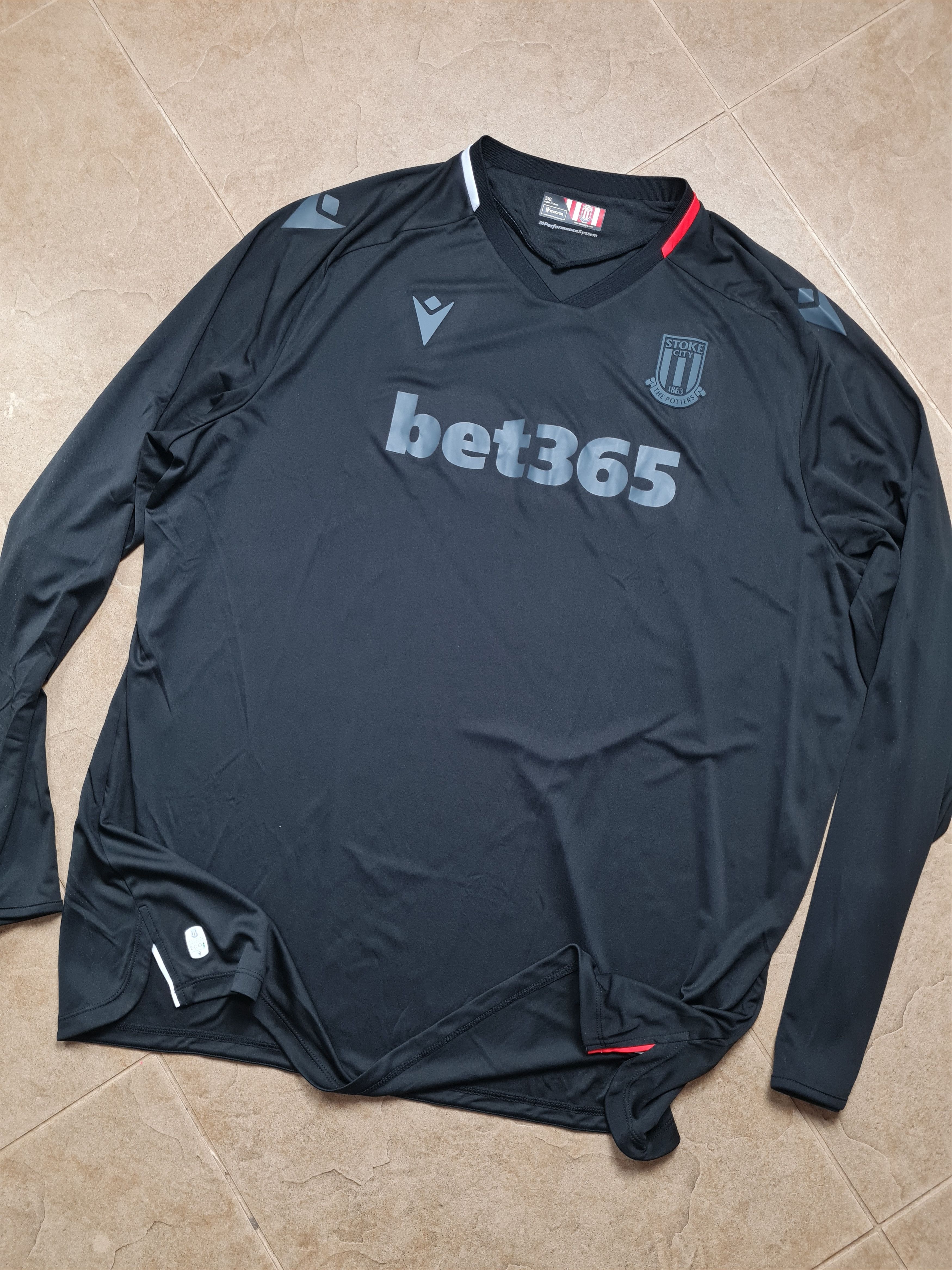 Macron Training Jersey 2024-25 Stoke City Macron Away Soccer Shirt Size US XXL / EU 58 / 5 - 3 Thumbnail