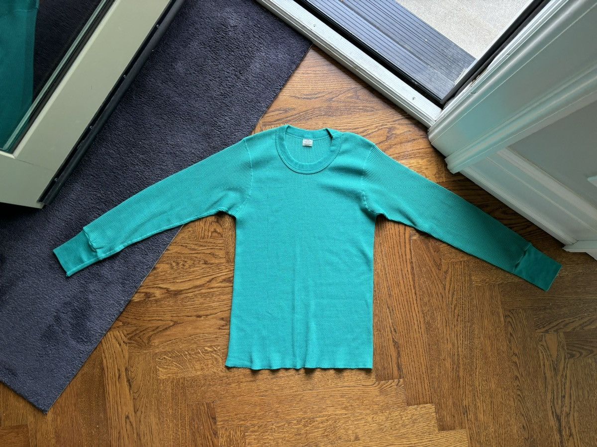 Fruit Of The Loom × Vintage 1980s Fruit of the Loom Thermal L/S 1970s Vintage Waffle Men Size US S / EU 44-46 / 1 - 12 Thumbnail