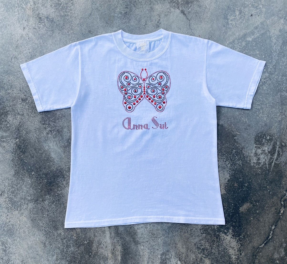 Anna Sui Vintage OG Anna Sui Butterfly Logo Tees Size M / US 6-8 / IT 42-44 - 1 Thumbnail