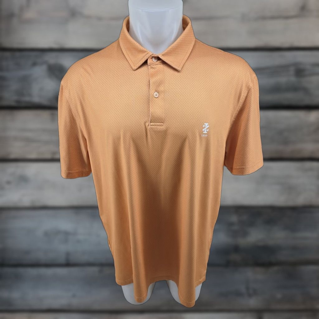 Izod VINTAGE: No IZOD Golf Polo Shirt Mens XL Orange Short Sleeve Polyester Size US XL / EU 56 / 4 - 1 Thumbnail