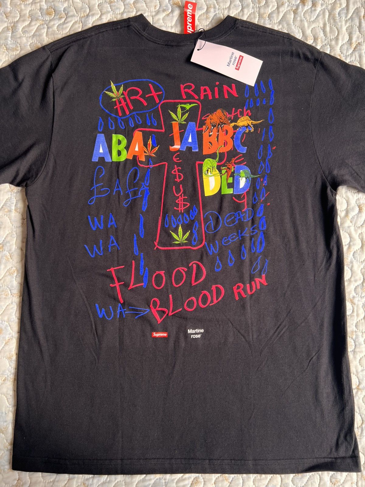 Martine Rose × Supreme L Supreme x Martine Rose Lee Scratch Perry tee Tshirt black Size US L / EU 52-54 / 3 - 10 Thumbnail