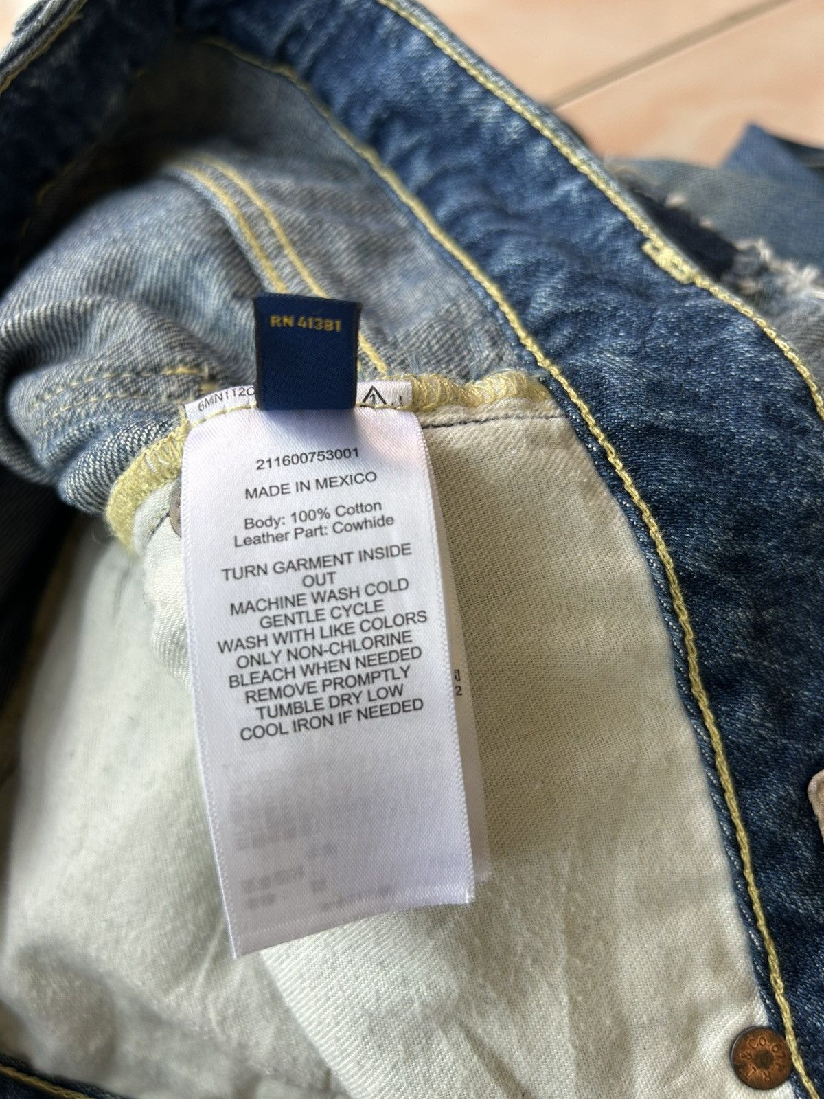 Polo Ralph Lauren Polo Ralph Lauren Astor Boyfriend Slim Fit Patchwork Jeans Size US 26 / EU 42 - 16 Thumbnail