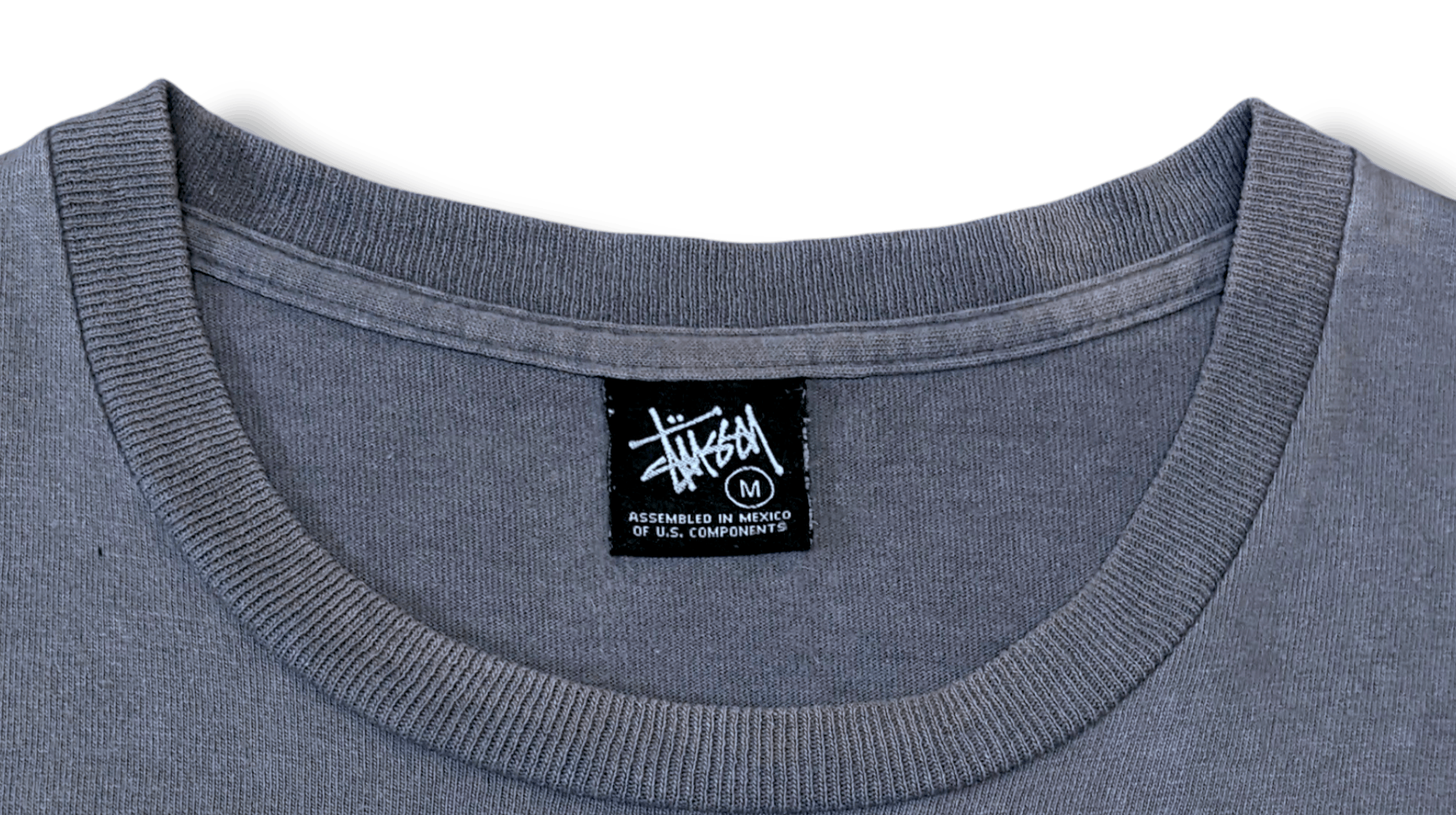 Stussy × Vintage Vintage Stussy Big Logo Signature T shirt Size US M / EU 48-50 / 2 - 4 Thumbnail