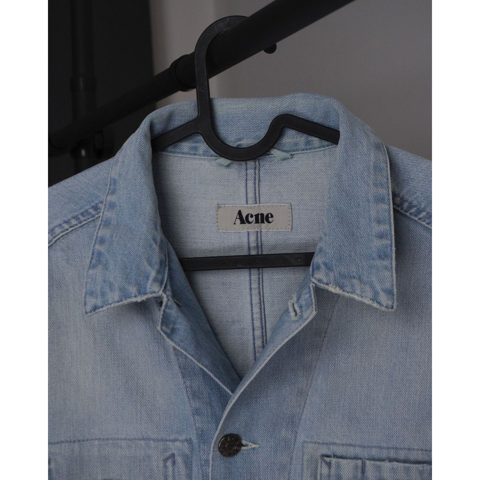 Acne Studios Acne studios fw11 mechanic pearl light blue denim jacket Size US M / EU 48-50 / 2 - 4 Thumbnail
