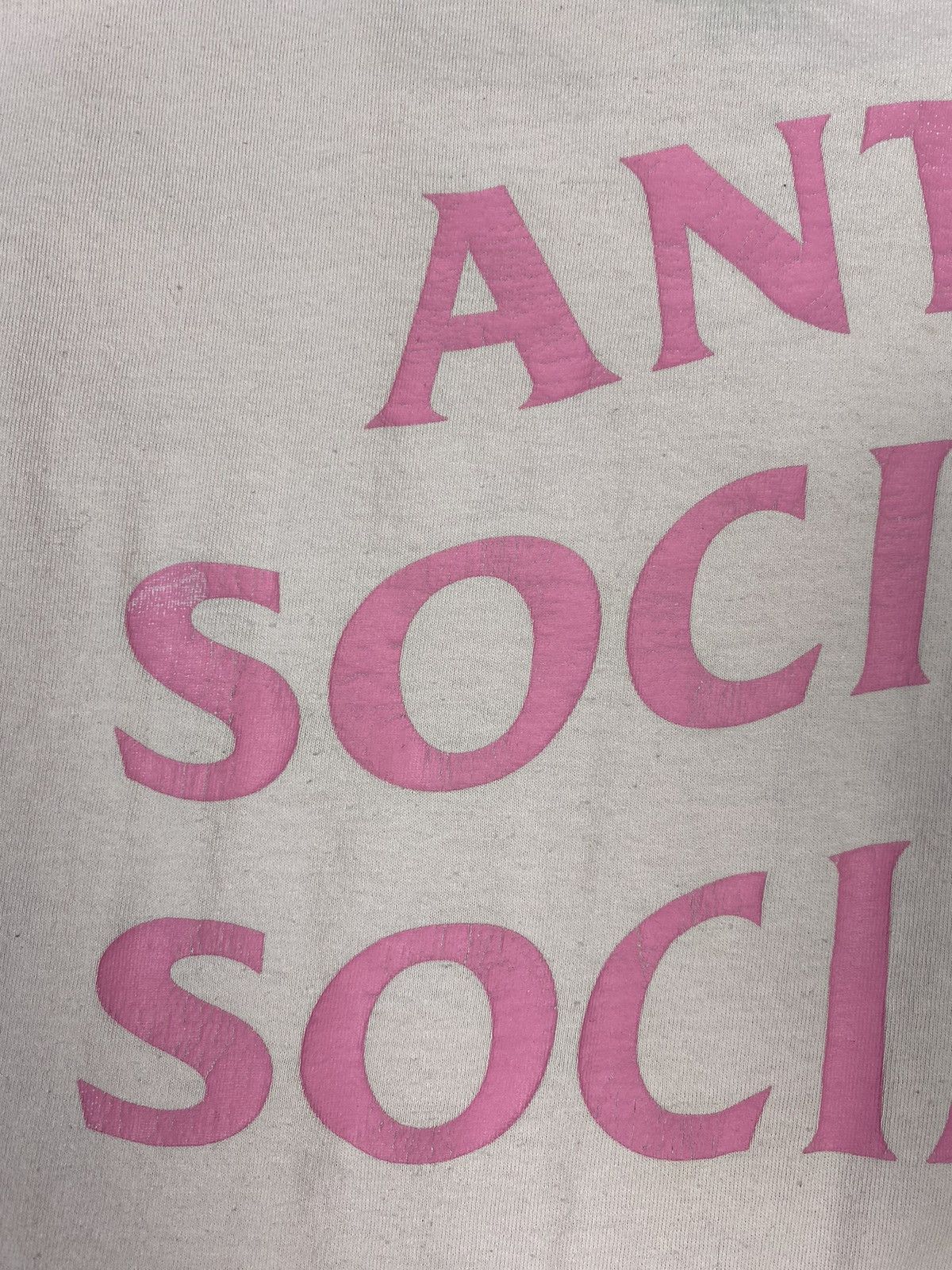Anti Social Social Club Anti Social Social Club Roses Pink Big Logo T Shirt Size US M / EU 48-50 / 2 - 12 Thumbnail