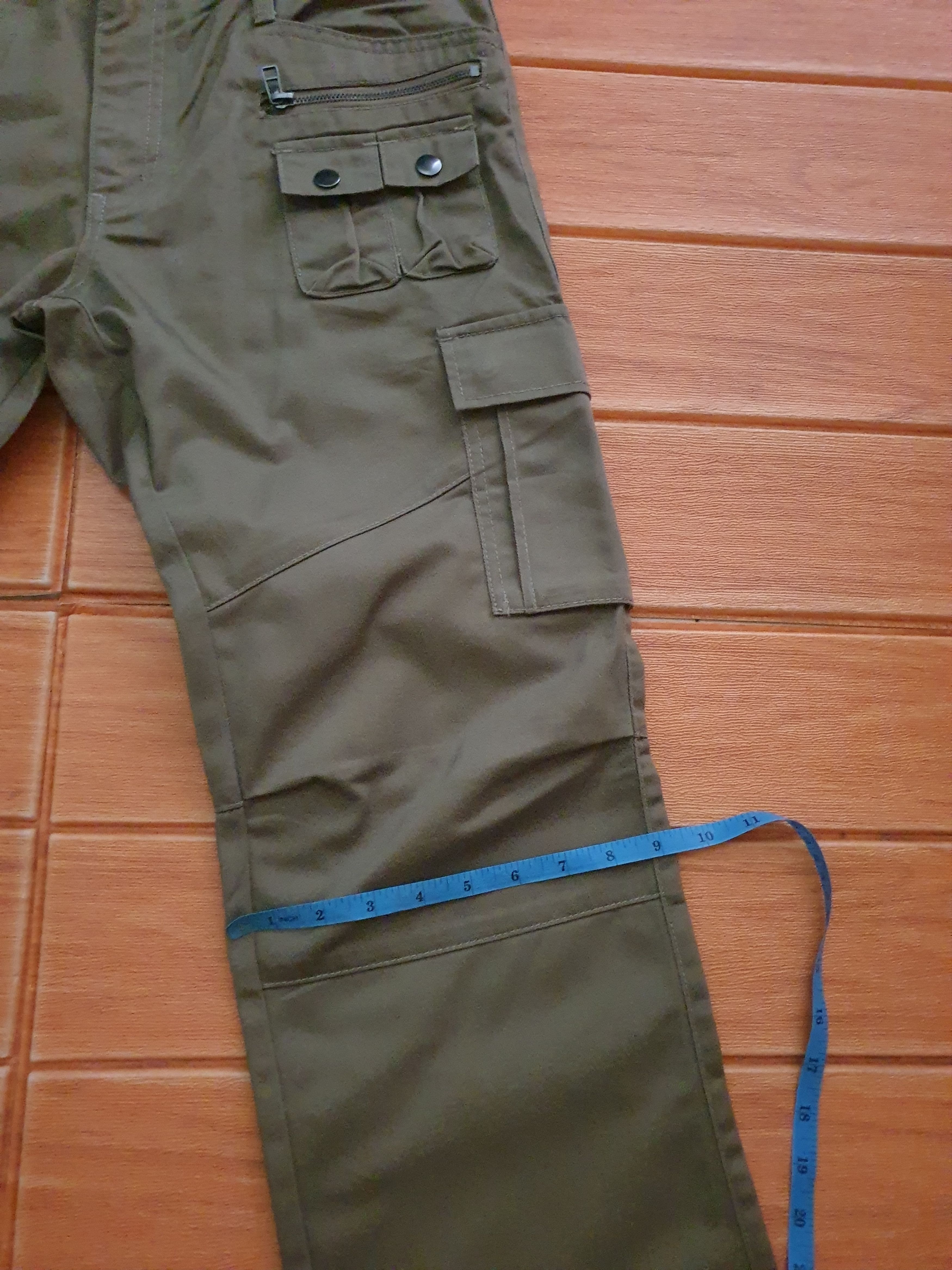 Japanese Brand 💥Japanese style Multipocket brown colour pant Size US 32 / EU 48 - 6 Thumbnail