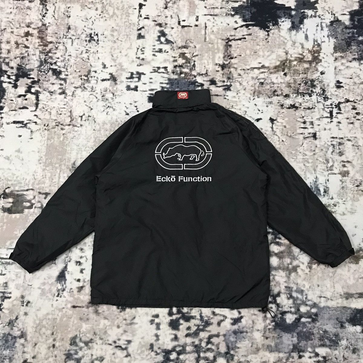 Ecko Unltd. × JNCO × Vintage Vintage Ecko Function Backhit Biglogo Windbreaker Jacket Size US XL / EU 56 / 4 - 1 Thumbnail