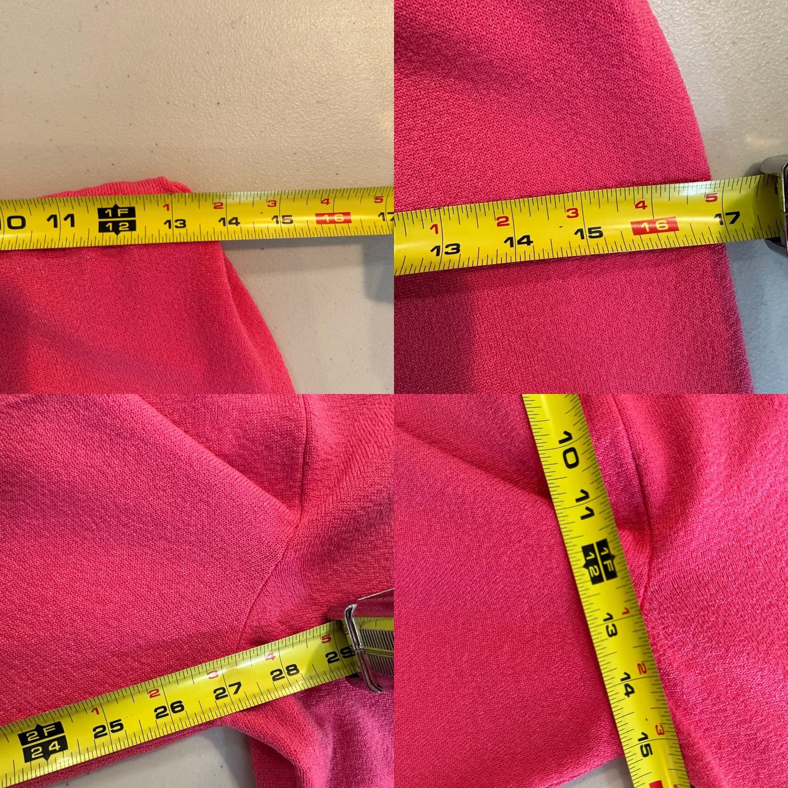 Talbots VINTAGE Talbott Traveler Womens Pants Dress Pants Pink Knit Flared Elastic Waist 30 in Size 16 Size 38" / US 16 / IT 52 - 8 Thumbnail