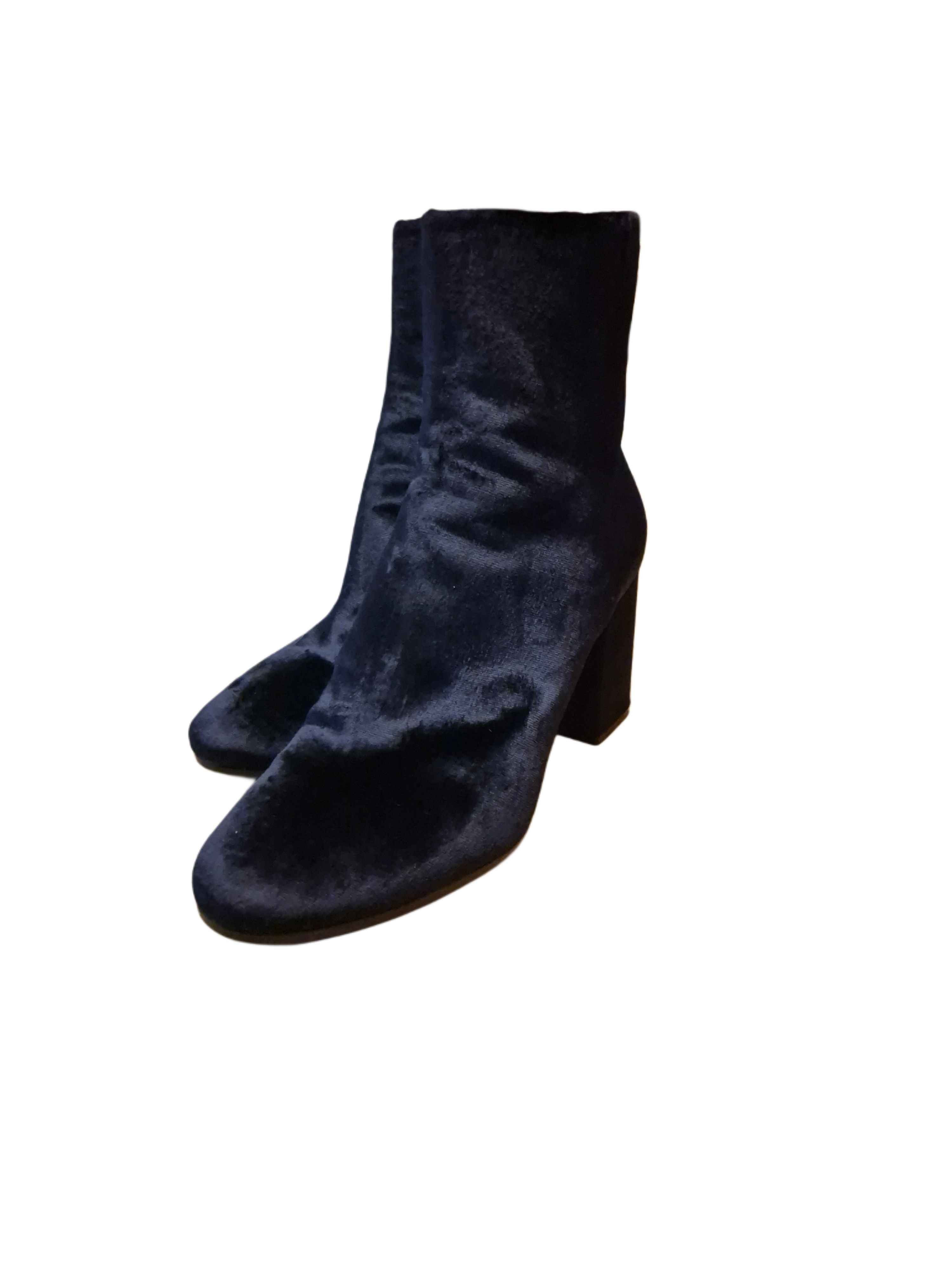 Balenciaga Balenciaga boots Stiefeletten Samt navyblue opium archive Size US 6.5 / IT 36.5 - 2 Thumbnail