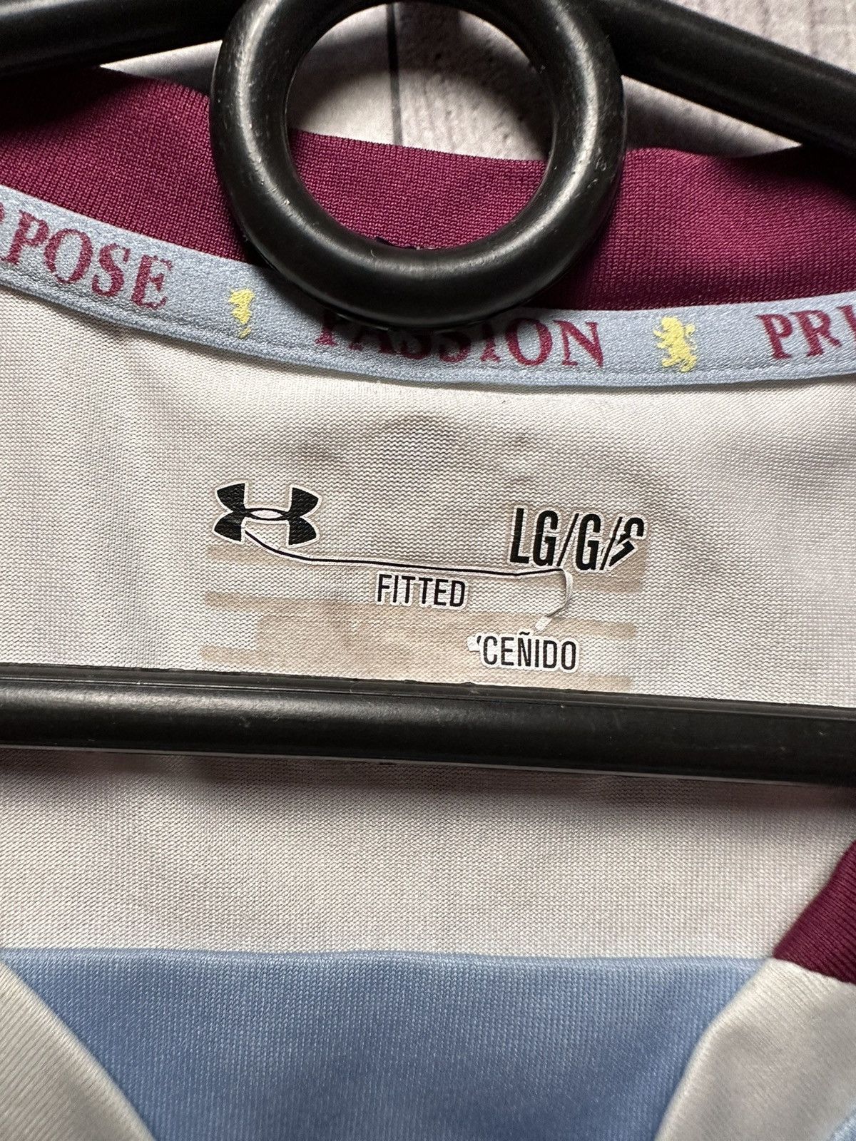Under Armour × Vintage Vintage Aston villa under armour soccer jersey size L Size US L / EU 52-54 / 3 - 6 Thumbnail
