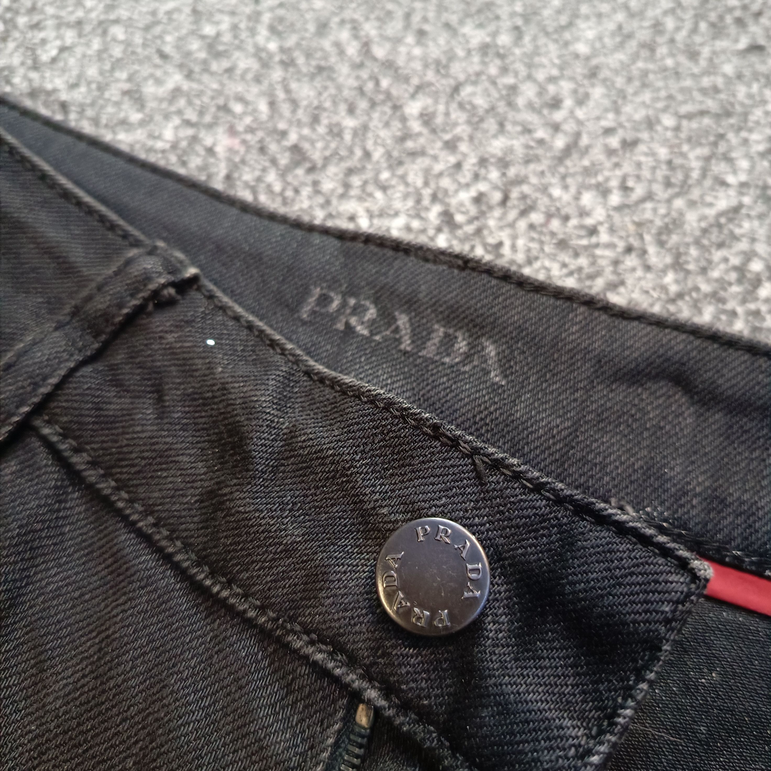 🔥🔥Vtg Black Jeans Prada Straight Fit