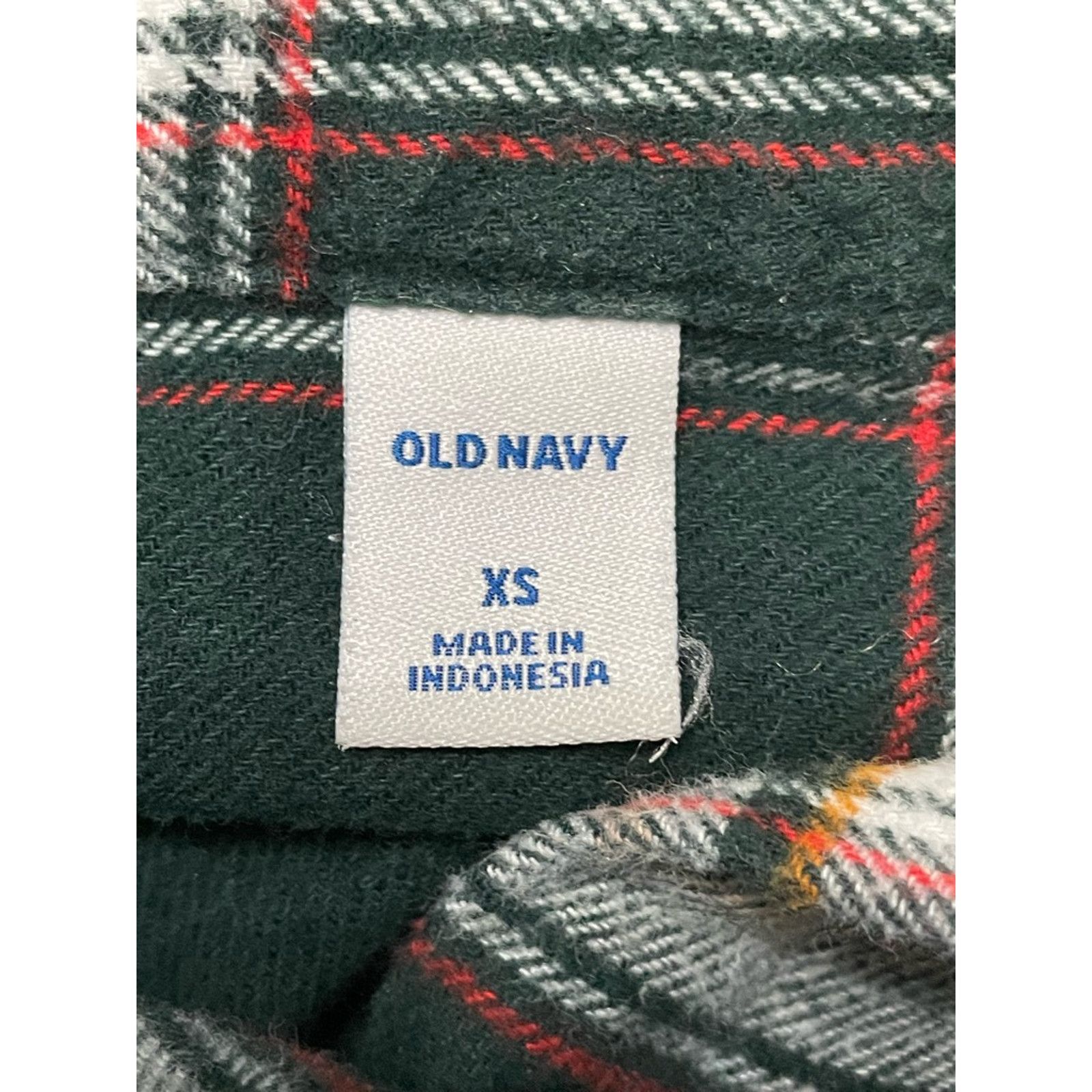Old Navy Old Navy Collared Shirt Button-Up Long Sleeve Plaid Multi XS Size XS / US 0-2 / IT 36-38 - 7 Thumbnail