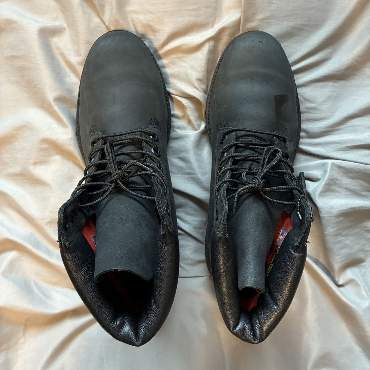 Supreme × Timberland Timberland 6” Boot Supreme Black Size US 10.5 / EU 43-44 - 2 Thumbnail
