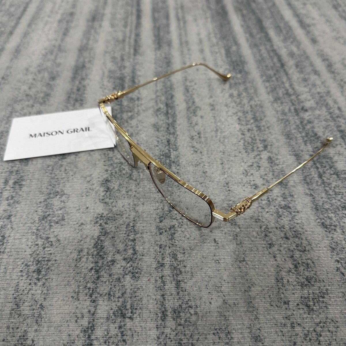 Chrome Hearts CHROME HEARTS MAGNUM II BORDELLO GOLD PLATED EYEGLASSES Size ONE SIZE - 2 Thumbnail
