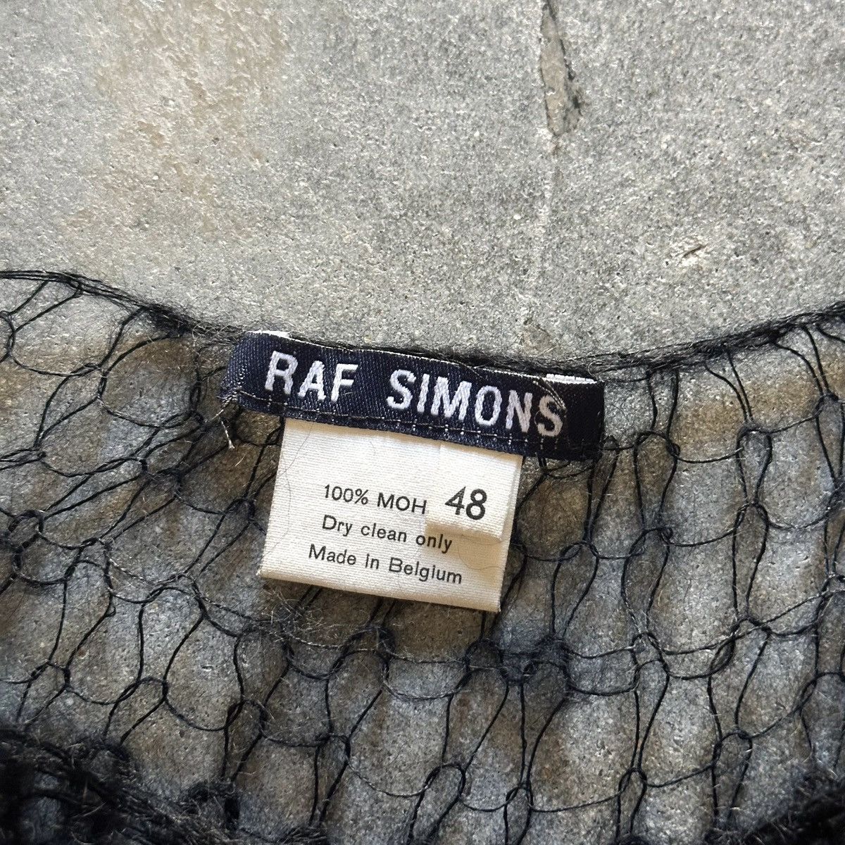 Raf Simons Raf Simons SS98 “Black Palms” Loose Knit Mohair Sweater Size US L / EU 52-54 / 3 - 3 Thumbnail