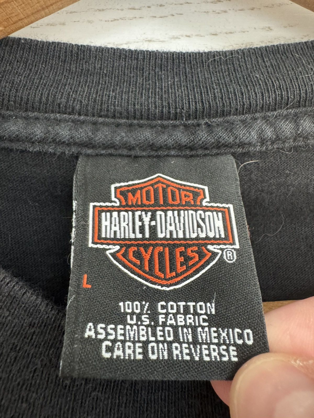 Harley Davidson Vintage Harley Davidson 2004 Chester Double Sided T-shirt Size US L / EU 52-54 / 3 - 10 Thumbnail