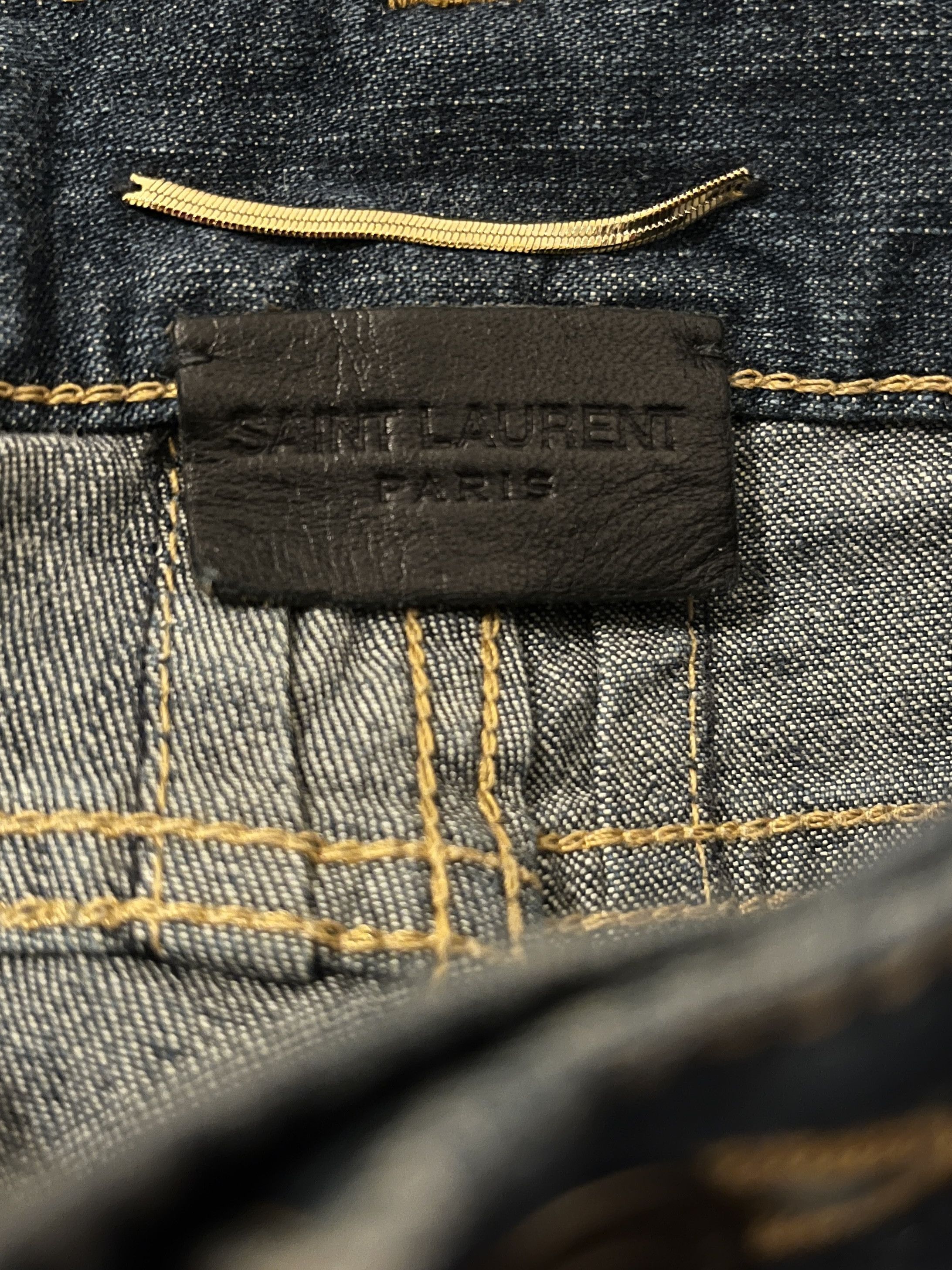 Saint Laurent Paris ⚡️QUICK SALE⚡️Saint Laurent D01 Blue Denim Jeans Size 28" / US 6 / IT 42 - 4 Thumbnail