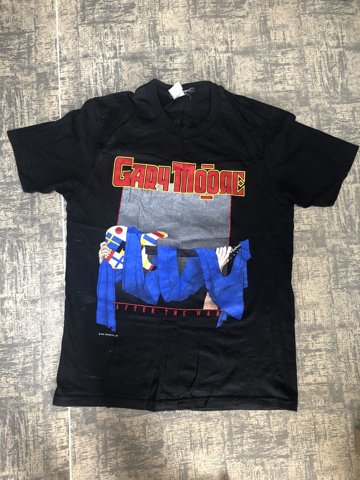 image of Band Tees x Rock Band Vintage Garry Moore Tee in Black, Men's (Size Medium)