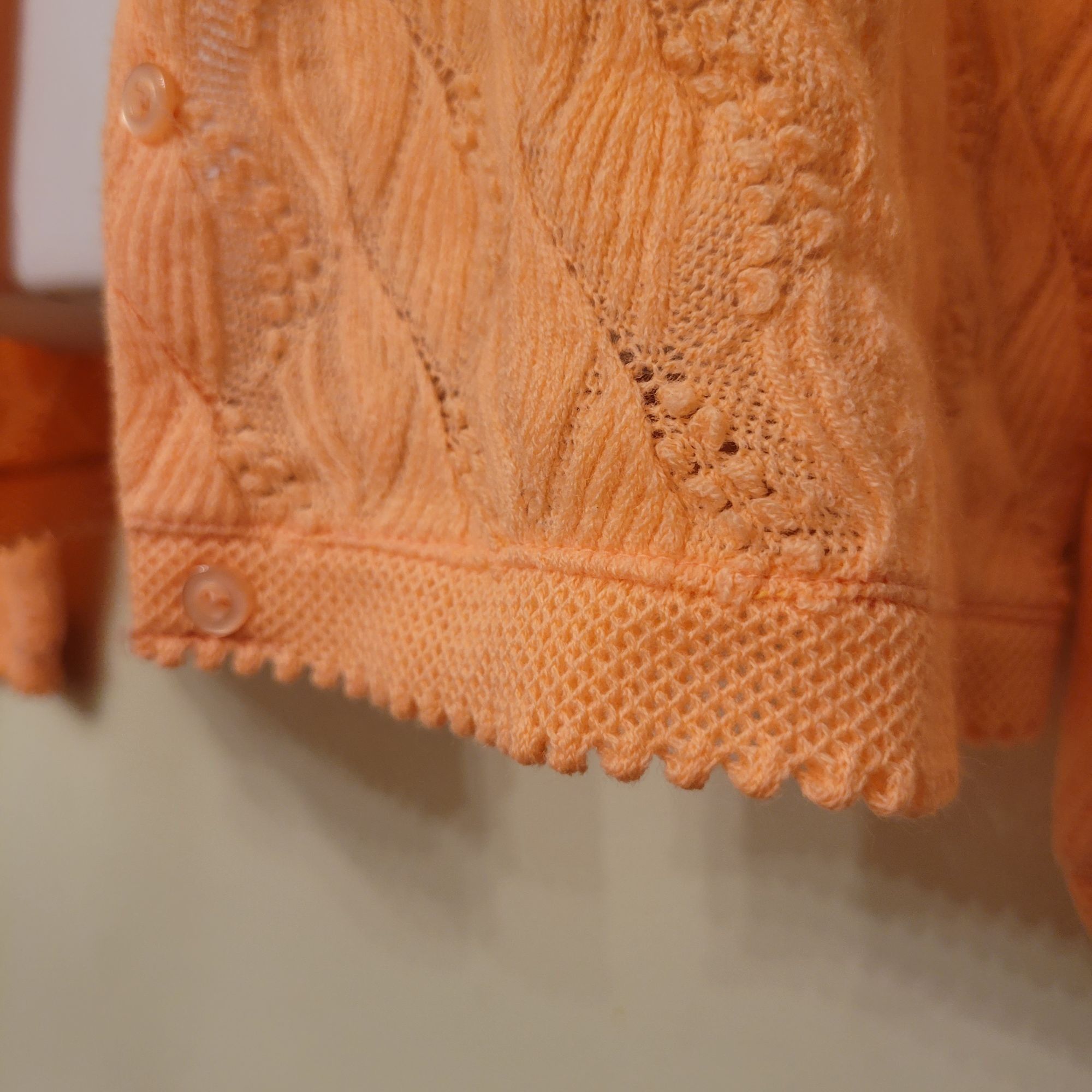 Vintage Vintage Americana Knitting Mills Miami Peach Cardigan Japan Size S / US 4 / IT 40 - 3 Thumbnail