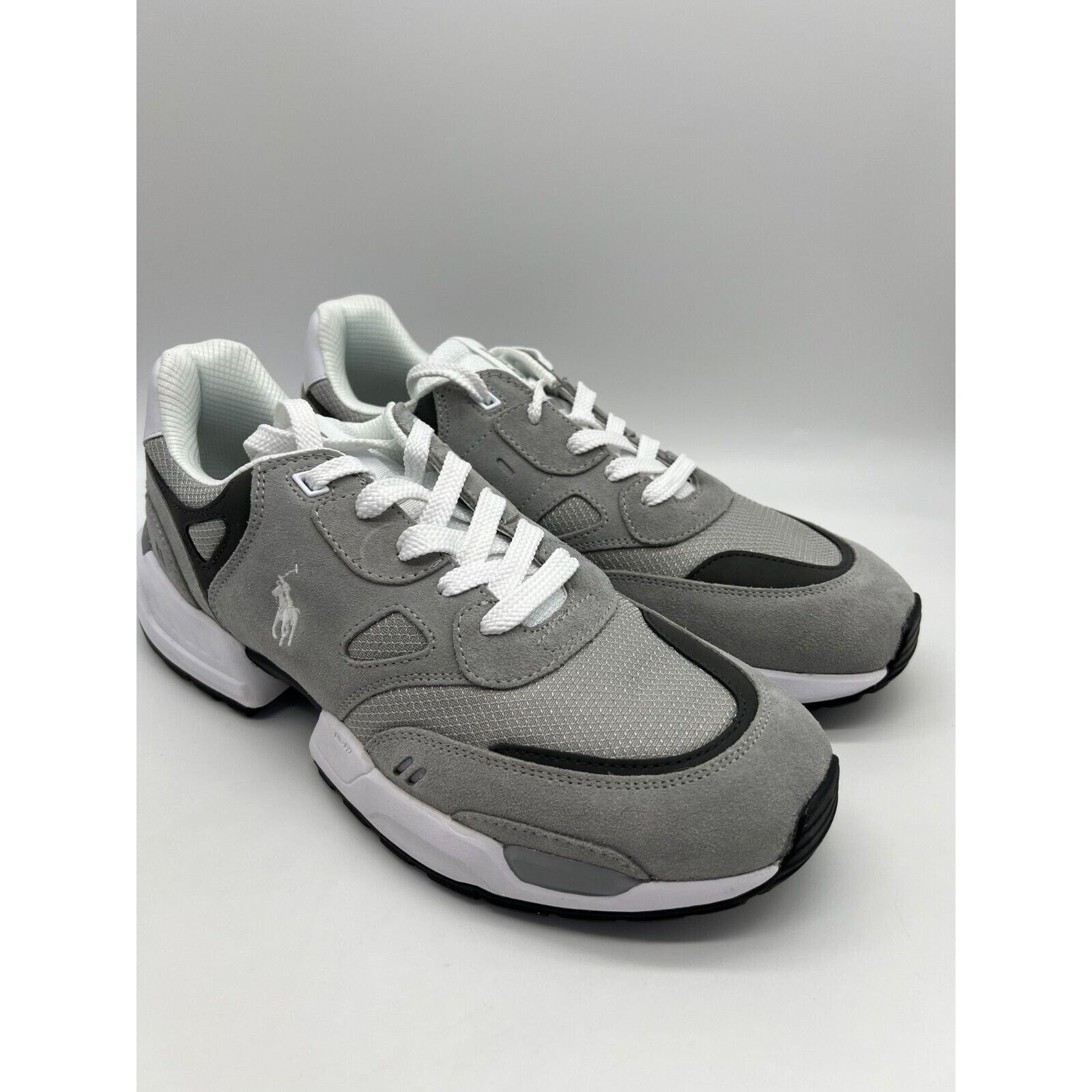 Polo Ralph Lauren Polo Ralph Lauren Men's JGR Suede/Mesh Athletic Gray Size 11 Size US 11 / EU 44 - 11 Thumbnail