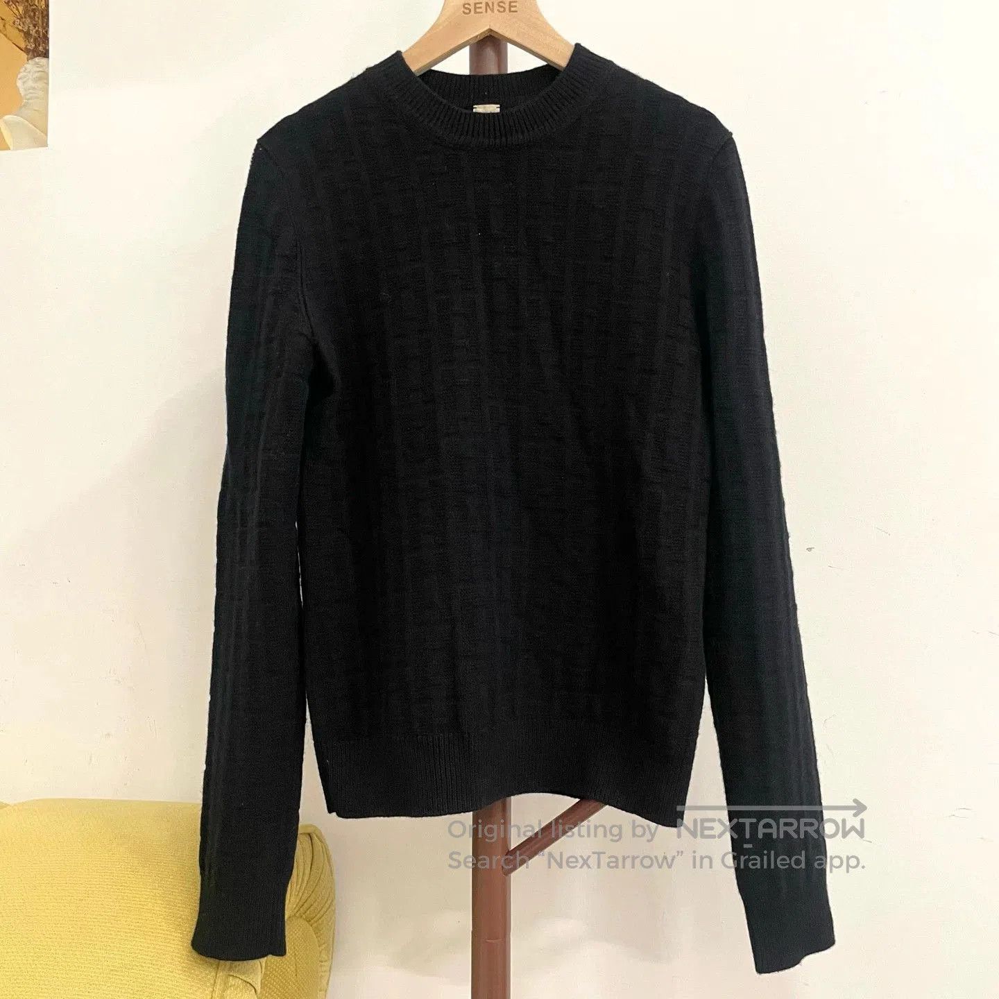 Hermes Hermes Black Cashmere Sweater Small H. Size US S / EU 44-46 / 1 - 1 Thumbnail