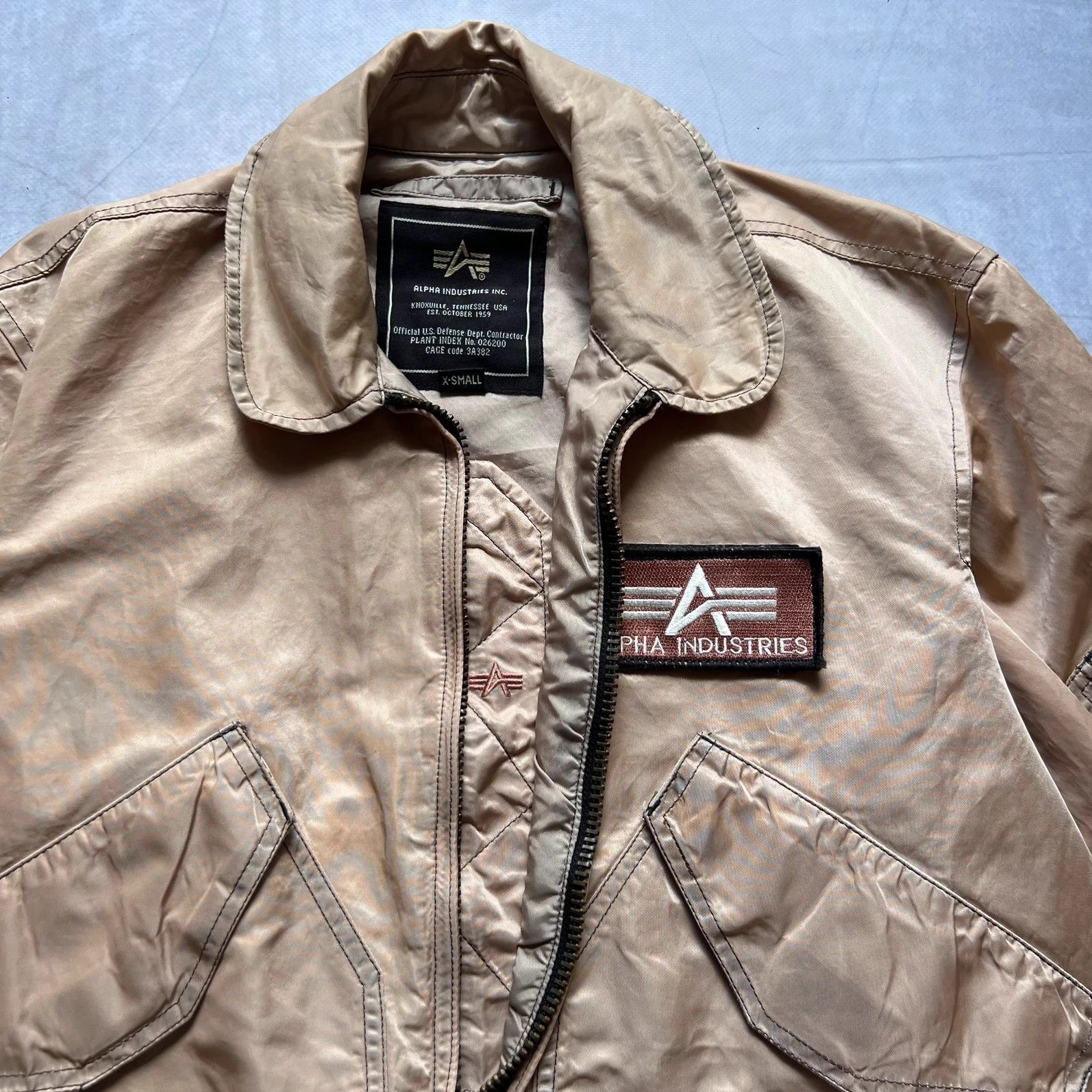 Alpha Industries vintage Alpha Industries bomber jacket army USA CWU-45P Size US M / EU 48-50 / 2 - 7 Thumbnail