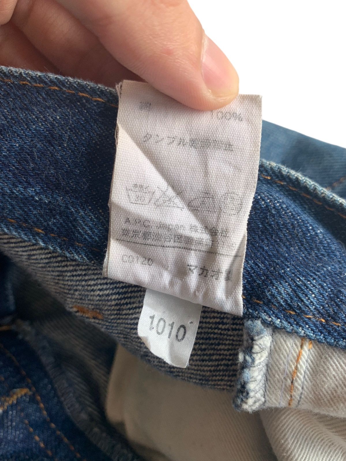 A.P.C. × Japanese Brand × Vintage A.P.C Selvedge Distressed Denim Size US 29 - 13 Thumbnail