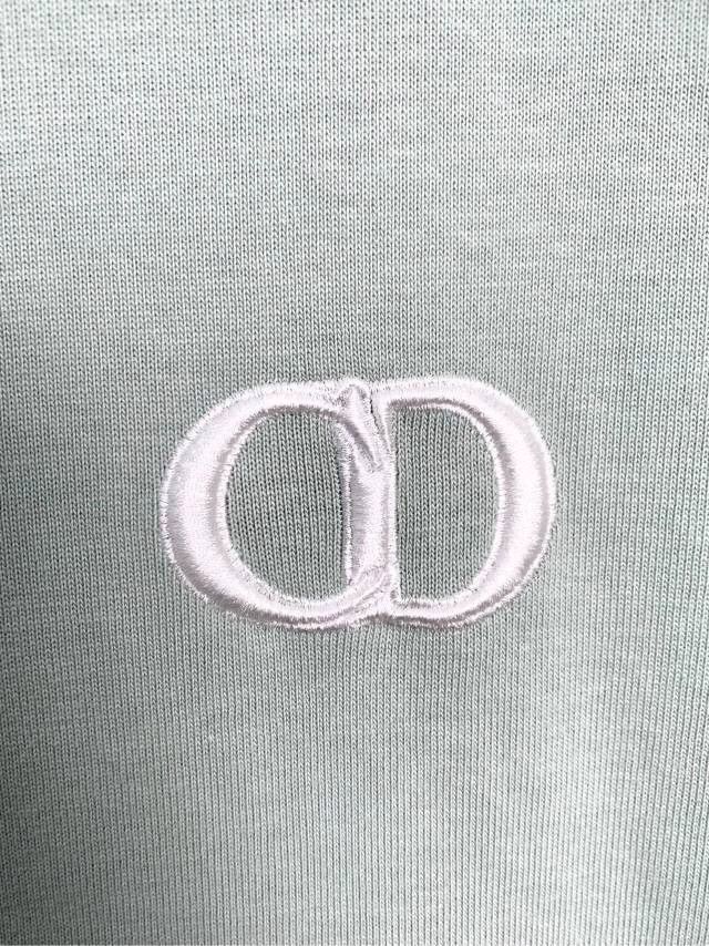 Dior Dior Logo Embroidered Mint Green TShirt-2506 Size US L / EU 52-54 / 3 - 4 Thumbnail