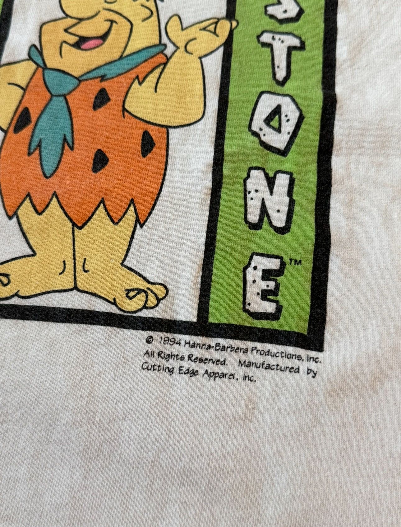 Cartoon Network × Nickelodeon × Vintage Vintage Flintstone - cartoon network t shirt Size US L / EU 52-54 / 3 - 4 Thumbnail