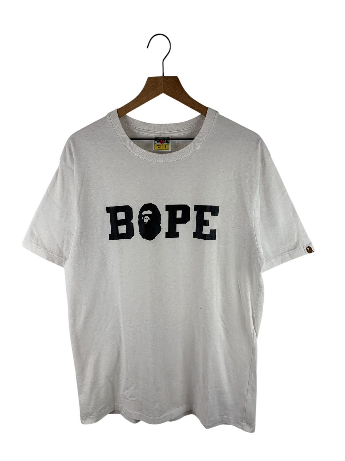 Bape Bape Logo Print Tee Size US XL / EU 56 / 4 - 1 Thumbnail