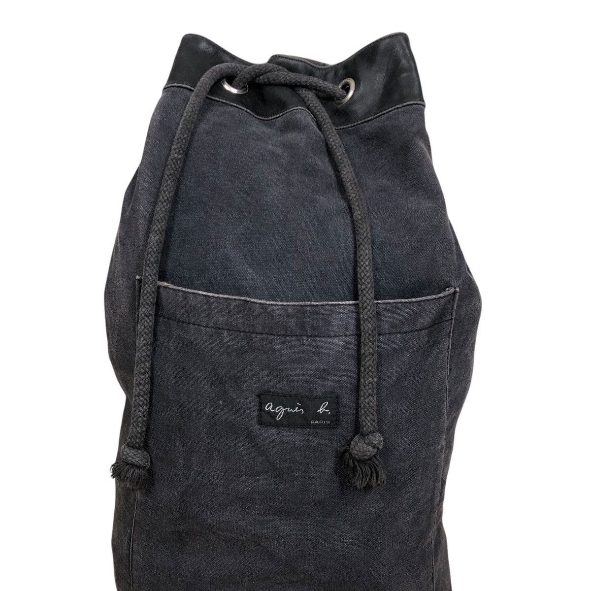agnes b. Vintage Agnes B Paris Cotton Canvas Baluchon Bag Size ONE SIZE - 3 Thumbnail