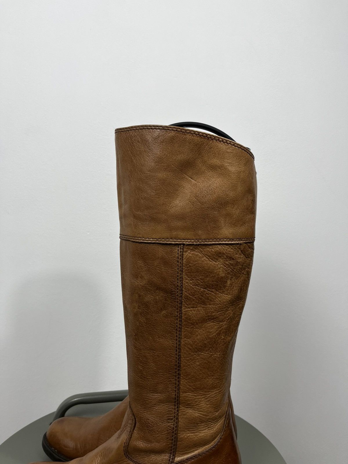 Other Western Leather Knee High Boots Brown EU 37 Size US 6 / IT 36 - 8 Thumbnail