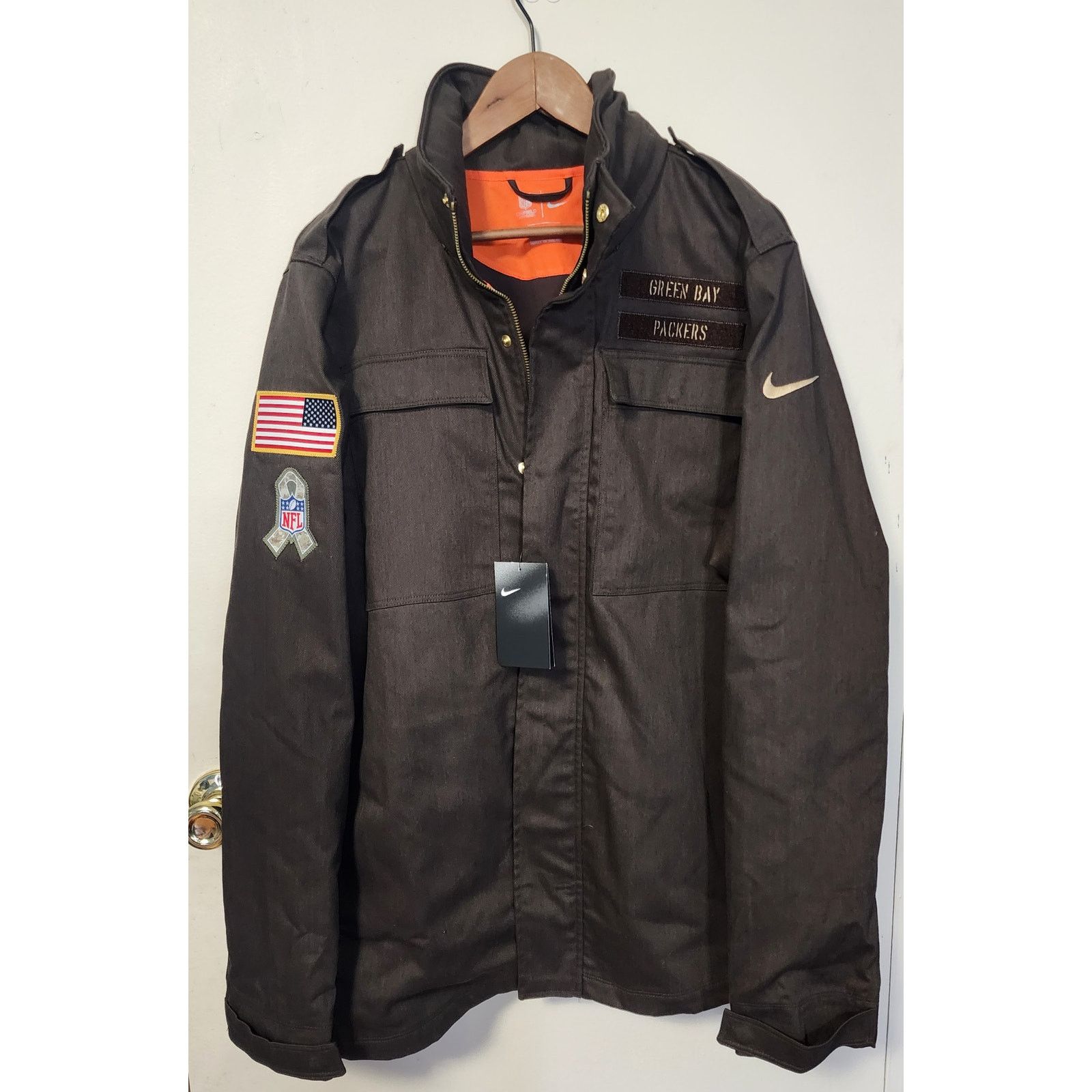 Nike Salute to Service Military Jacket NFL Green Bay Packers