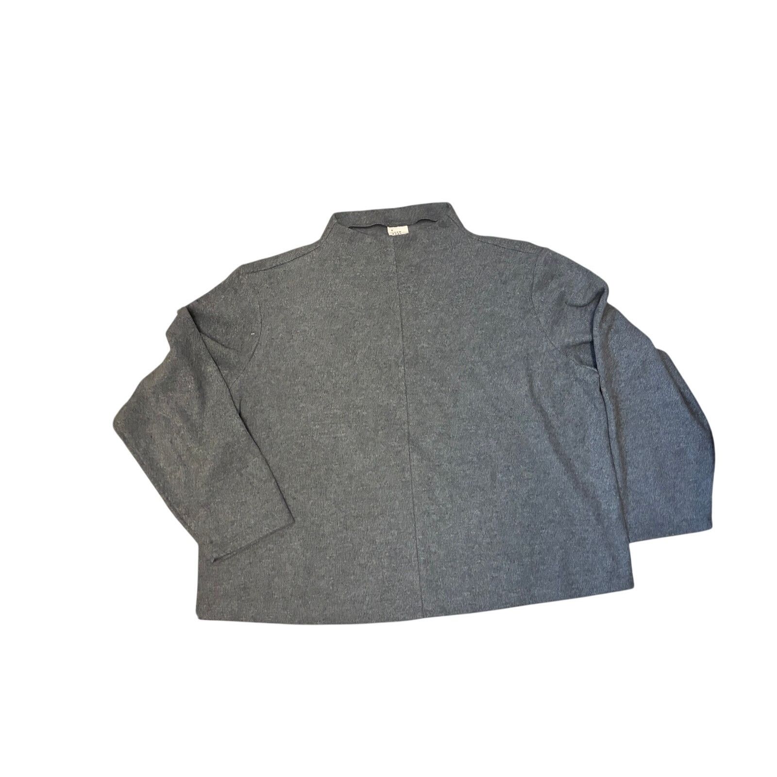 The Unbranded Brand Women's Long Sleeve Brushed Mockneck Top -A New Day Gray XXL Size XXL / US 16-18 / IT 52-54 - 7 Thumbnail