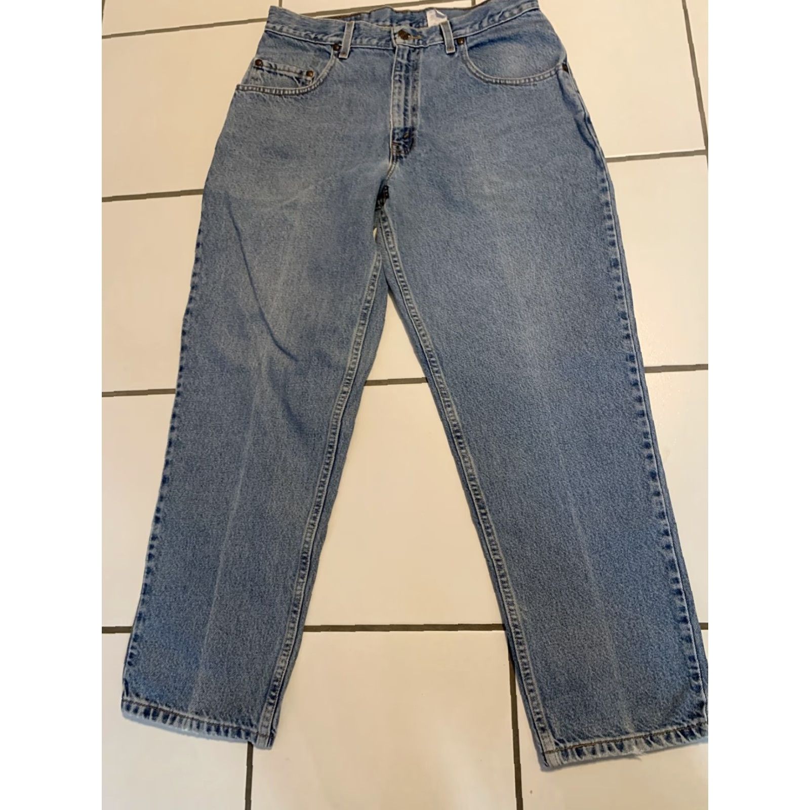 Levi's VINTAGE Levi's 545 Jeans 34x29 Blue Tapered Relaxed Cotton Classic Mens Size US 34 / EU 50 - 2 Thumbnail