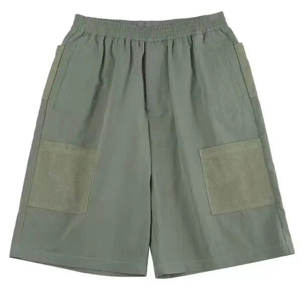 Japanese Brand 21SS Indigo Union Japan Green Outdoor Pockets Shorts Size US 32 / EU 48 - 2 Thumbnail