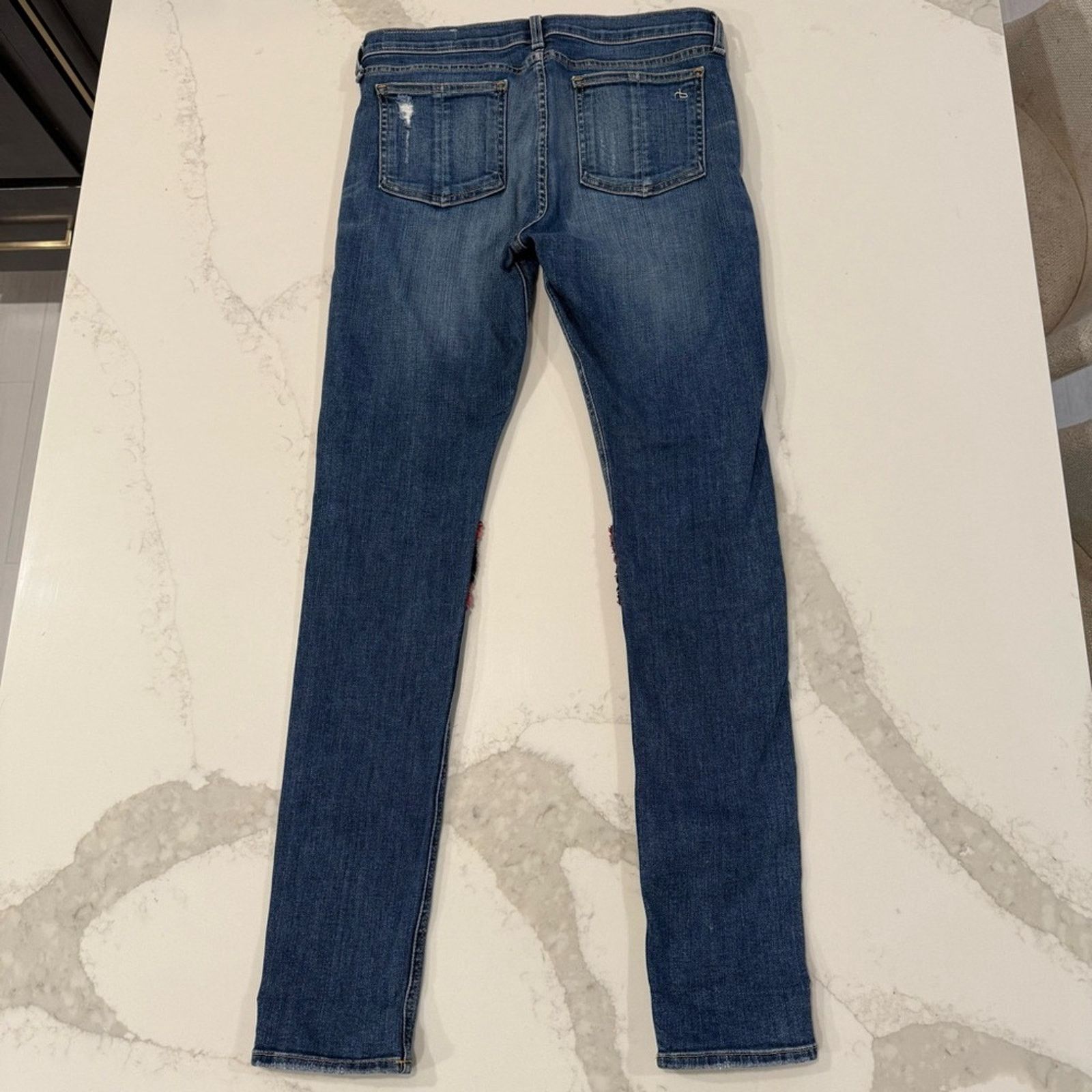 Rag & Bone Rag & Bone Harajuku Patchwork Skinny Denim Jeans Women’s 28 Size 28" / US 6 / IT 42 - 10 Thumbnail
