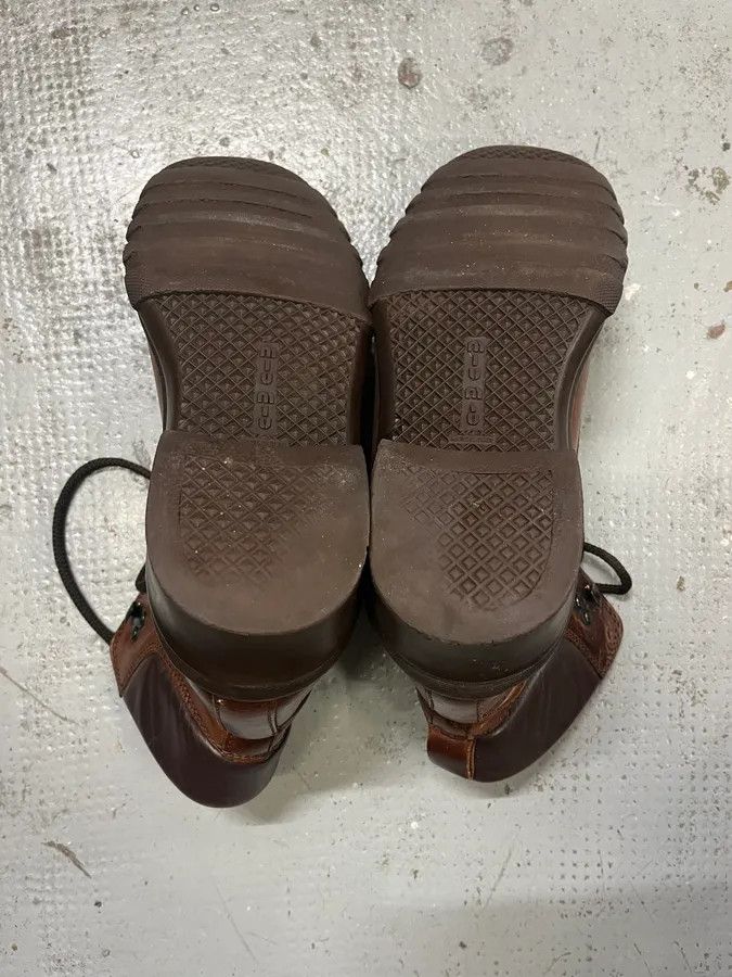 Miu Miu 2000s Miu Miu Brown Eroded Leather Boots Size US 8 / EU 41 - 7 Thumbnail