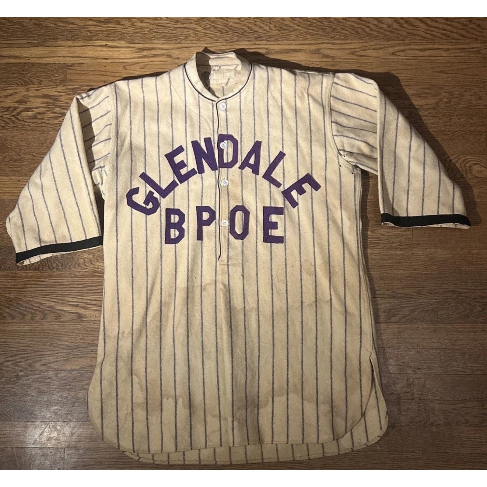 Spalding Vintage 20s Spalding baseball uniform jersey Elks Lodge Size US L / EU 52-54 / 3 - 12 Thumbnail