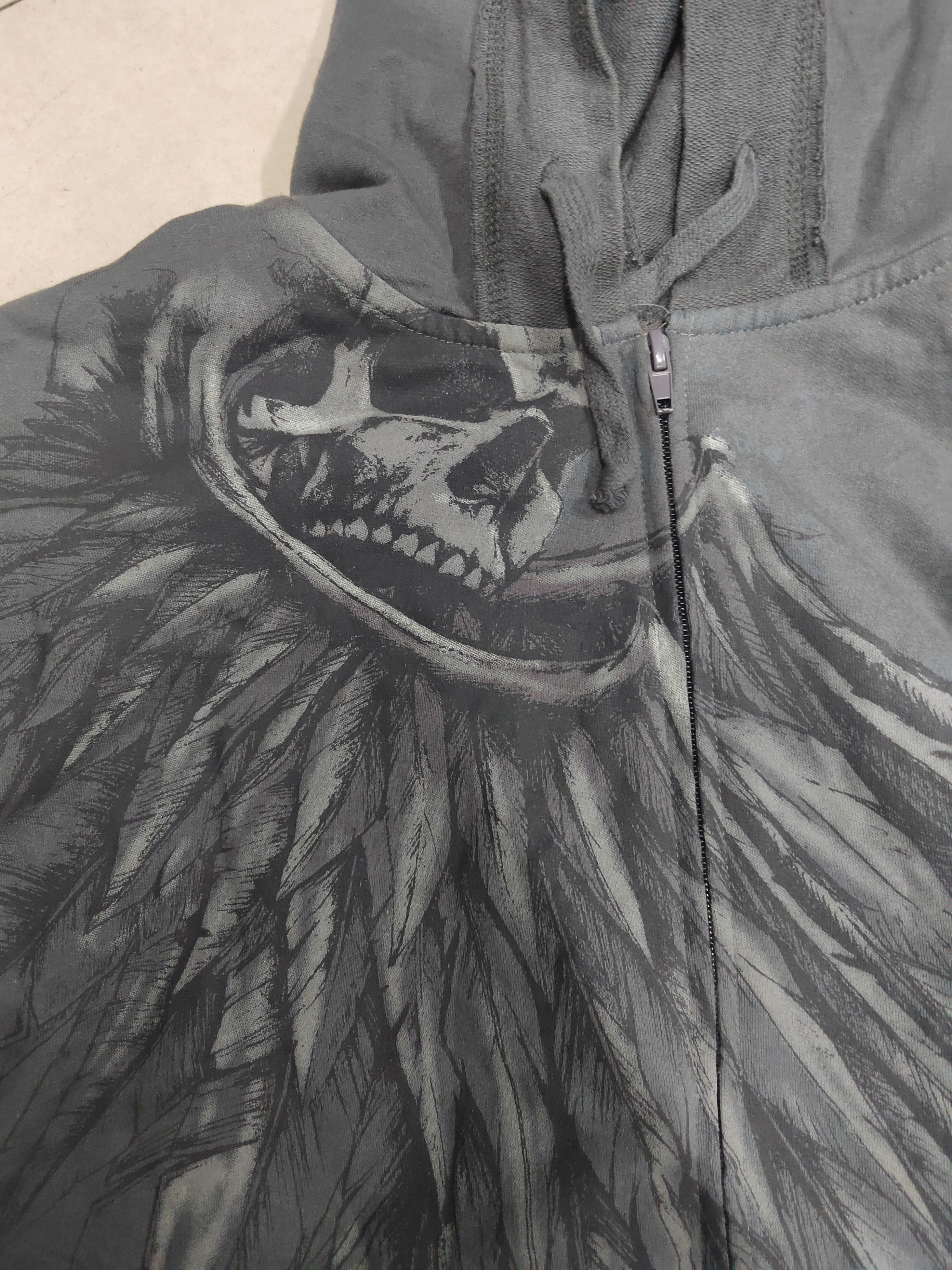 Affliction affliction style earth citizens skullwings zipup hoodie Size US L / EU 52-54 / 3 - 2 Thumbnail