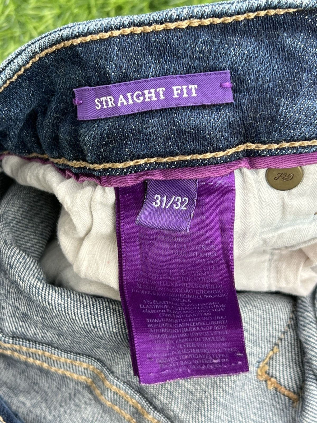 Polo Ralph Lauren Ralph Lauren Purple Label "Straight Fit" Hand-Brushed Denim Size US 32 / EU 48 - 14 Thumbnail