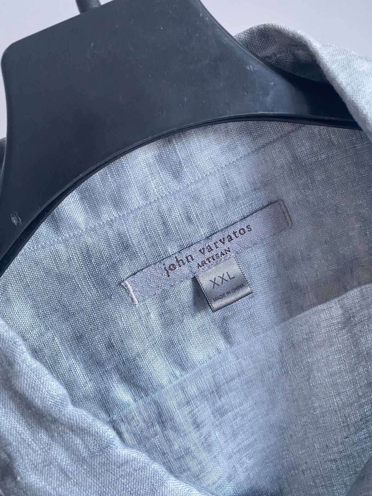 John Varvatos John Varvatos Linen Shirt Size US XXL / EU 58 / 5 - 4 Thumbnail