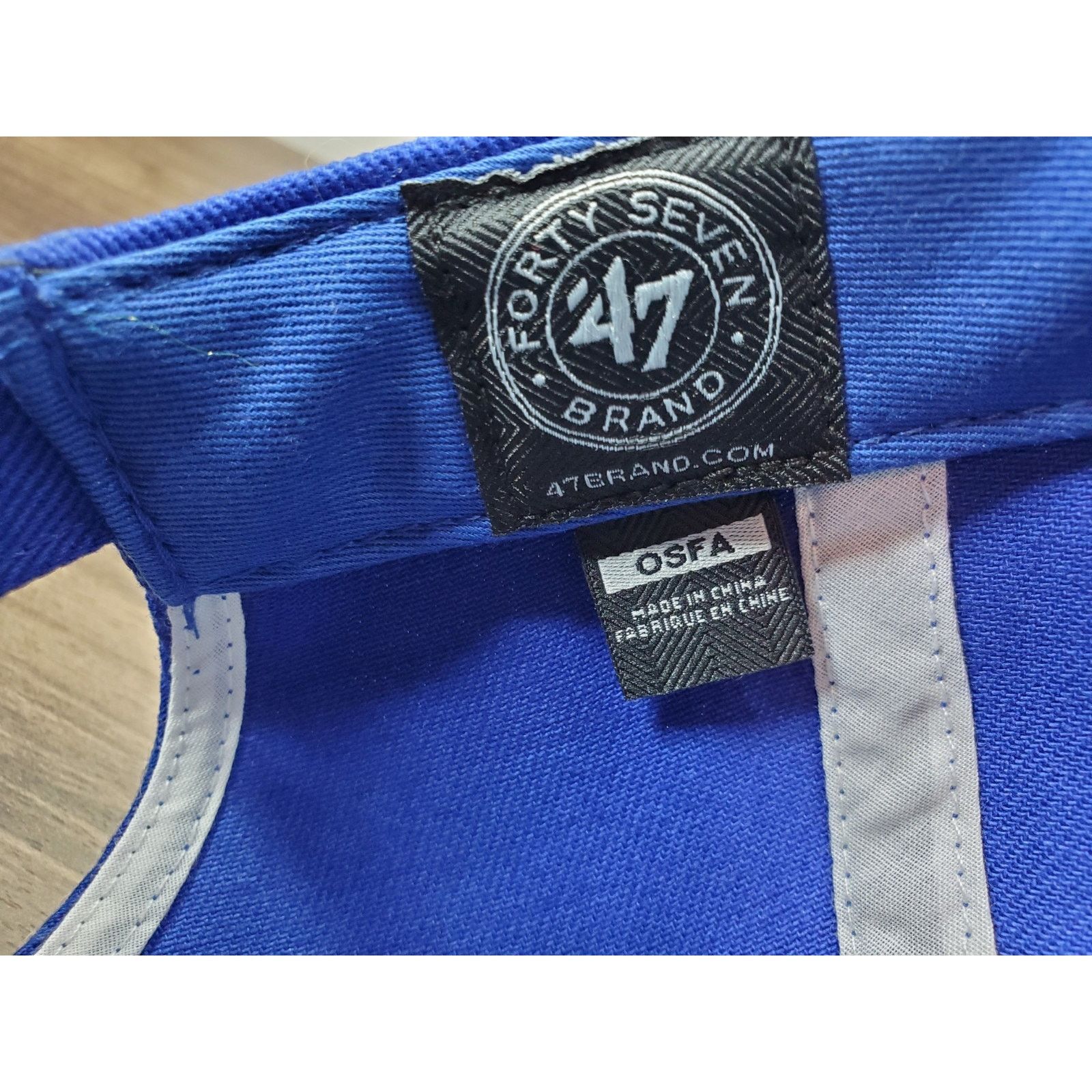 47 Brand × MLB LA Dodgers Hat Blue & White MLB Baseball Cap Los Angeles Size ONE SIZE - 13 Thumbnail