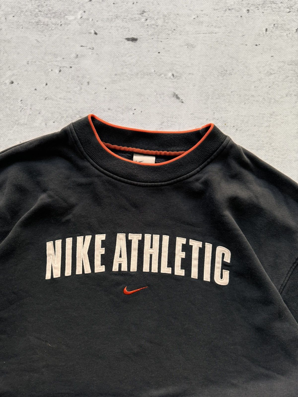 Nike × Vintage NIKE VINTAGE CENTER LOGO OVERSIZE BOXY SWEATSHIRT Size US XL / EU 56 / 4 - 3 Thumbnail